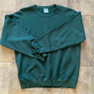 Plain Dark Green Crewneck